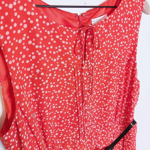 Anthropologie Hi There by Karen Walker Polka Dot Dress Anthropologie 14 Retro - Picture 3 of 13